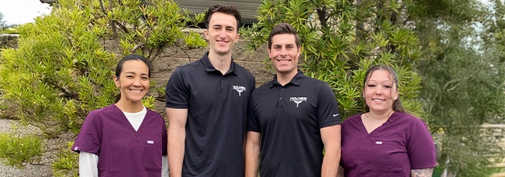 Chiropractor Walnut Creek CA Jason Walsh And Brandon Holmes With Team Outside